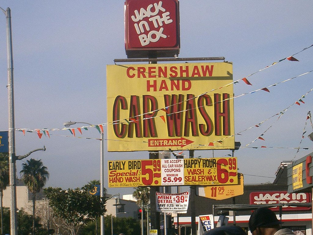 Crenshaw Carwash/Canvas Tote