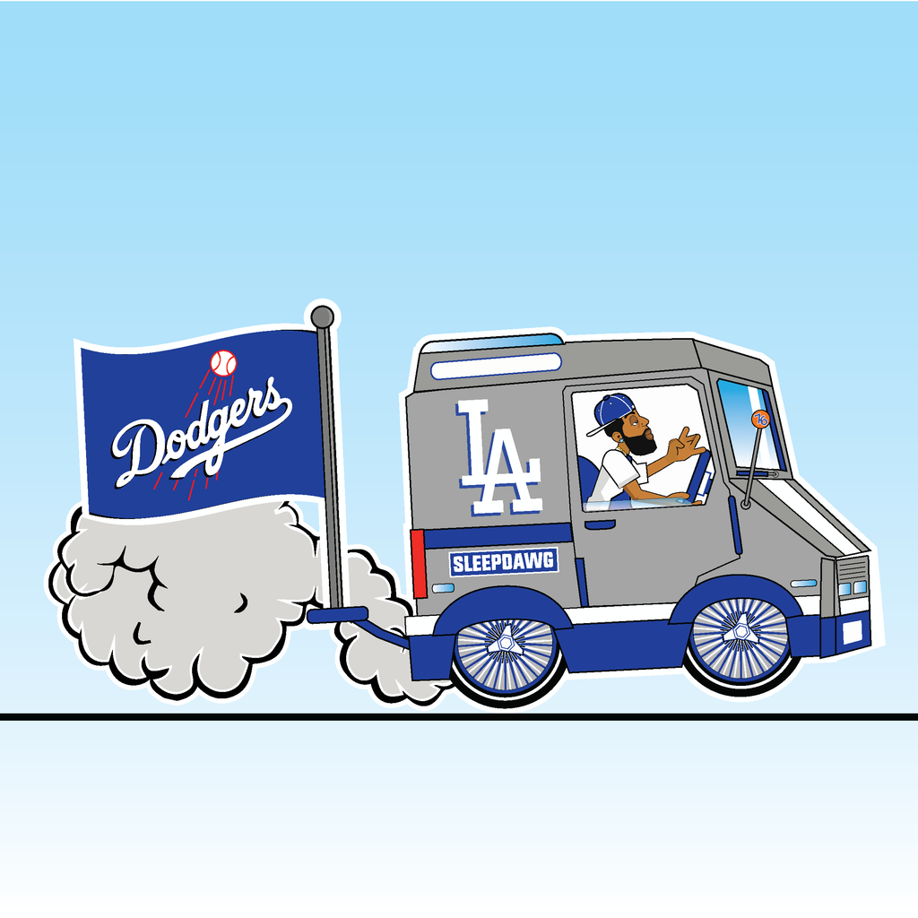 Dodger Fan Van (Sticker)