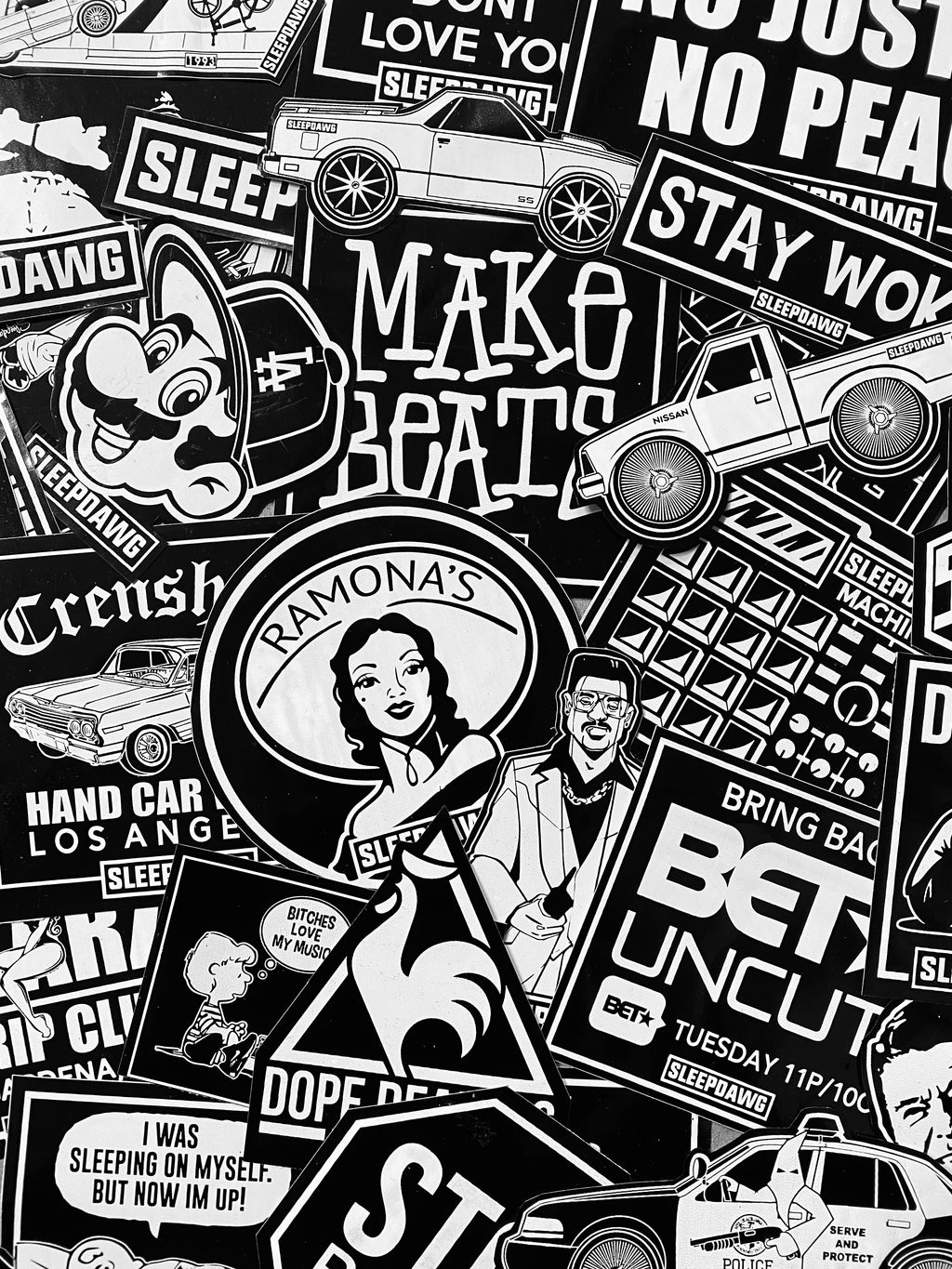 SLEEPDAWG SLAPS/Mixed Sticker Pack
