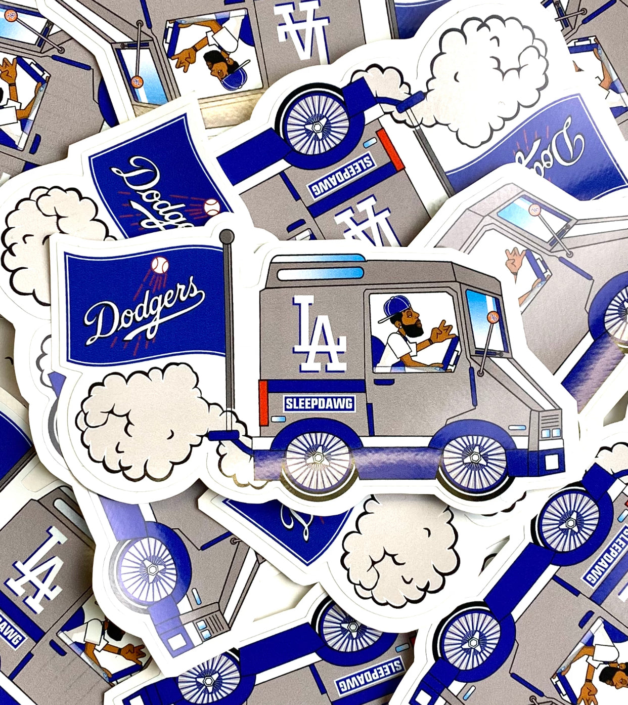 Dodger Fan Van (Sticker)