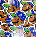 Mario Brutha Sticker / Blue